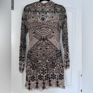 Like skin! Mesh sequence dress. Length to knees/little higher